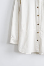 salt cotton button up (m/l)