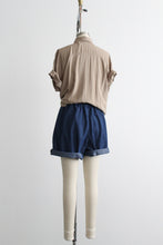 hazel button up