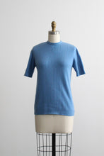 cornflower cashmere tee