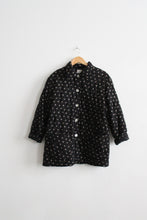 brushstroke silk quilted bomber (m/l)