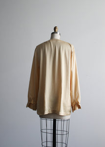 dandelion silk blouse